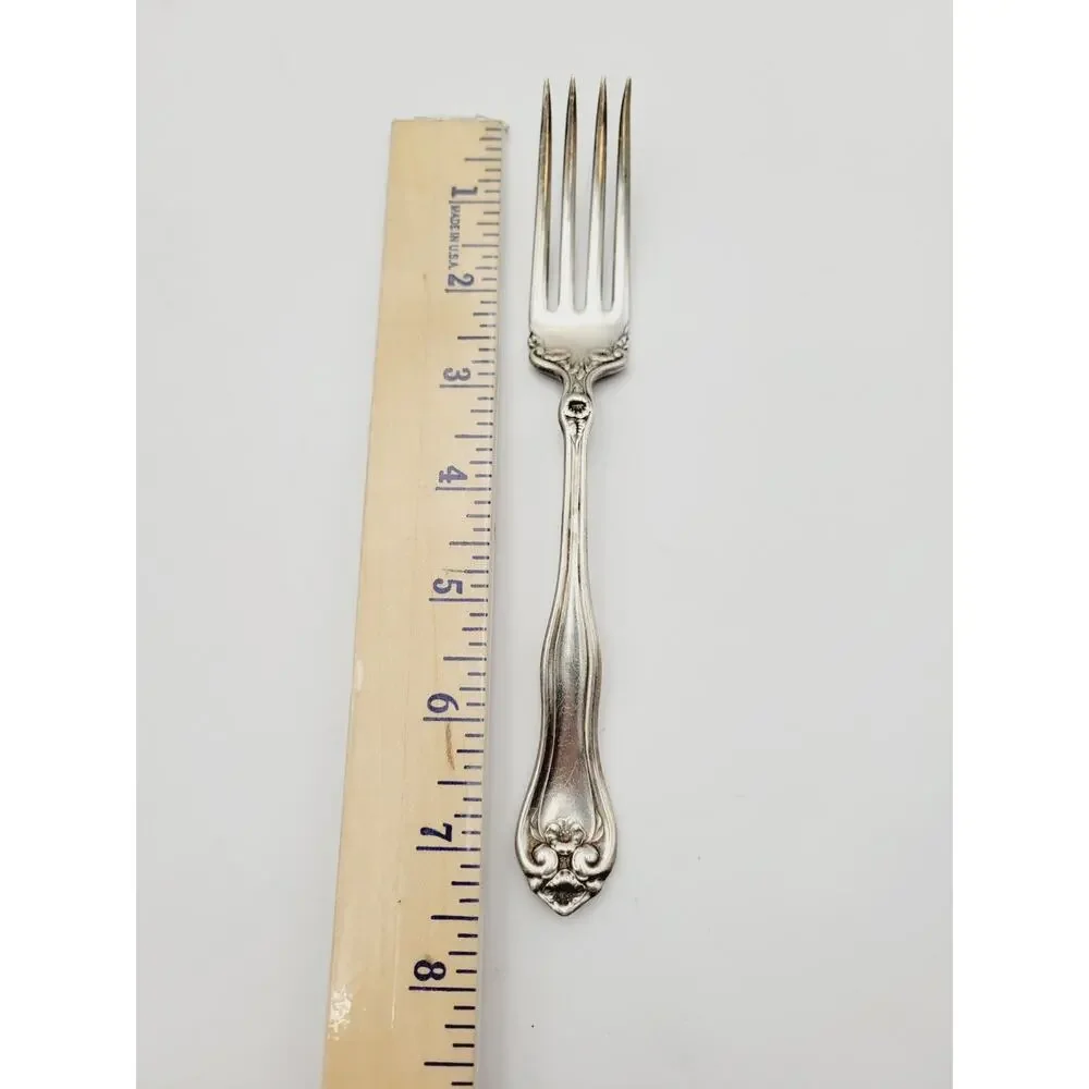 1881 Rogers Silverplate Dinner Forks 1910 Leyland Set of 2 Discontinued